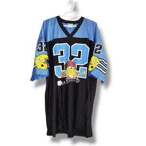 Vintage SpongeBob Universal Studios Football Jersey Black Size XL